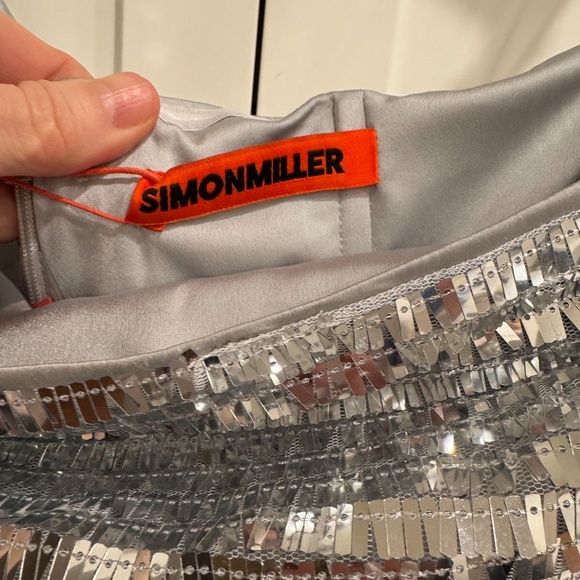 Strapless silver sequin dress - Picture 3 of 6